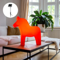 8 seasons design Shining Dala Horse Solar – Bild 3