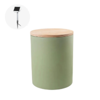 8 seasons design Leuchttisch Shining Drum Solar inkl. Deckel mint