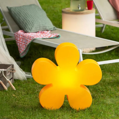 8 seasons design Shining Flower 60 cm gelb