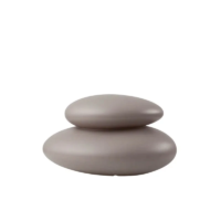 8 seasons design Dekoleuchte Shining Stone taube 39 cm
