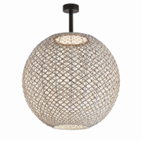 Bover Nans Spehre PF/80 Outdoor LED-Deckenleuchte braun