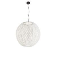 Bover Nans Spehre S/80 Outdoor LED-Pendelleuchte beige