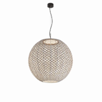 Bover Nans Spehre S/80 Outdoor LED-Pendelleuchte braun