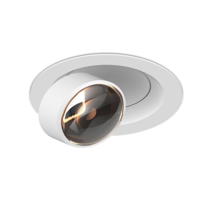 CHRISTOPH c.Flap recessed LED-Einbaustrahler Satin White