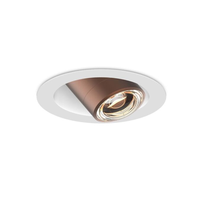 CHRISTOPH c.Jet recessed LED-Einbaustrahler Brushed Bronze/Satin White