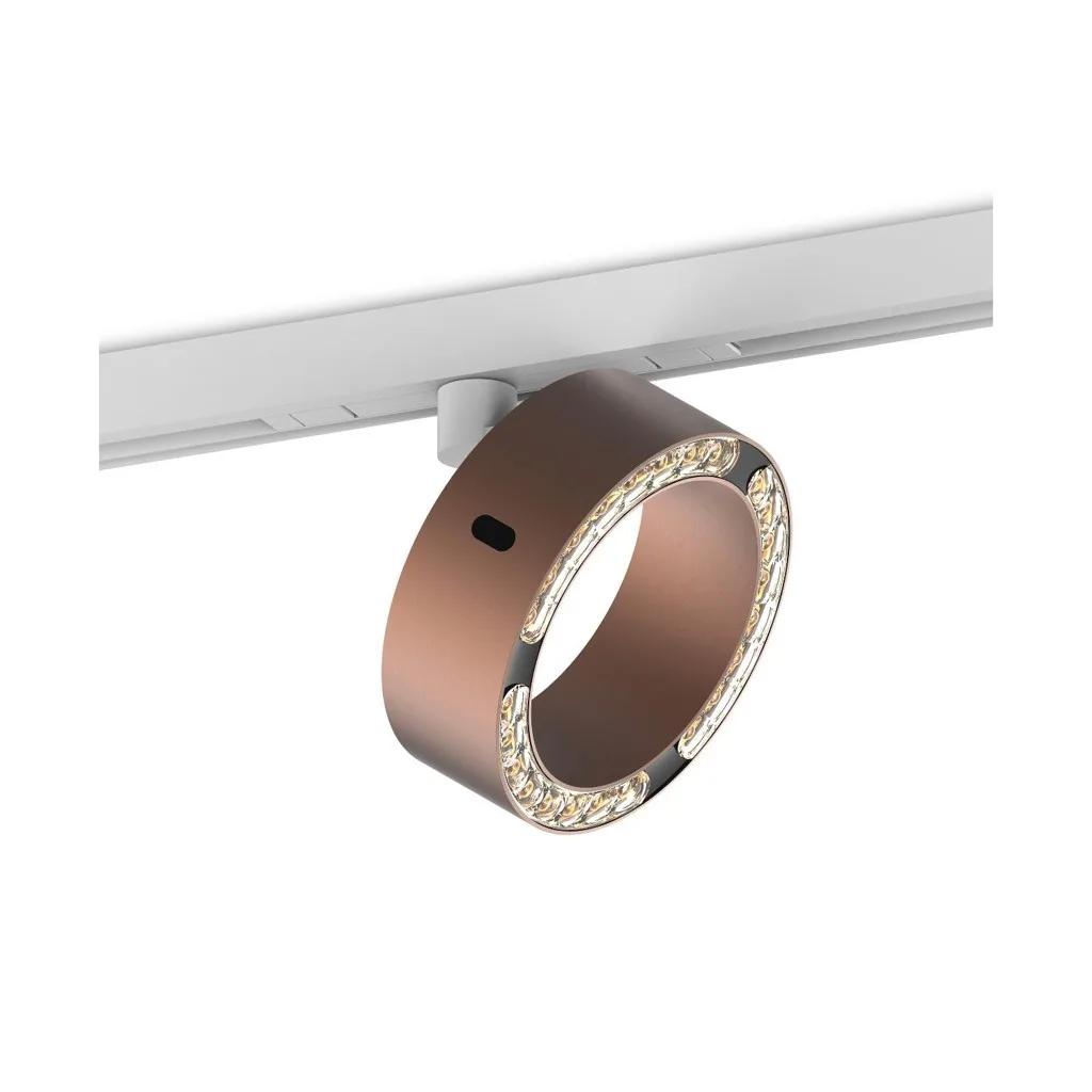 CHRISTOPH c.Pace track LED-Stromschienenstrahler Brushed Bronze