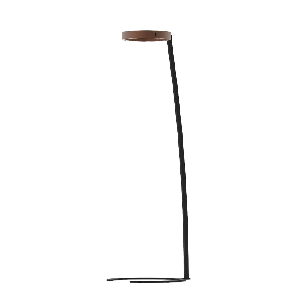 CHRISTOPH c.Space floor LED-Stehleuchte Brushed Bronze/Black/Black