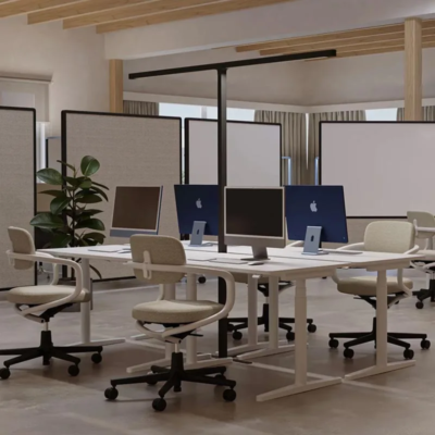 GRAU Team Cowork LED-Stehleuchte