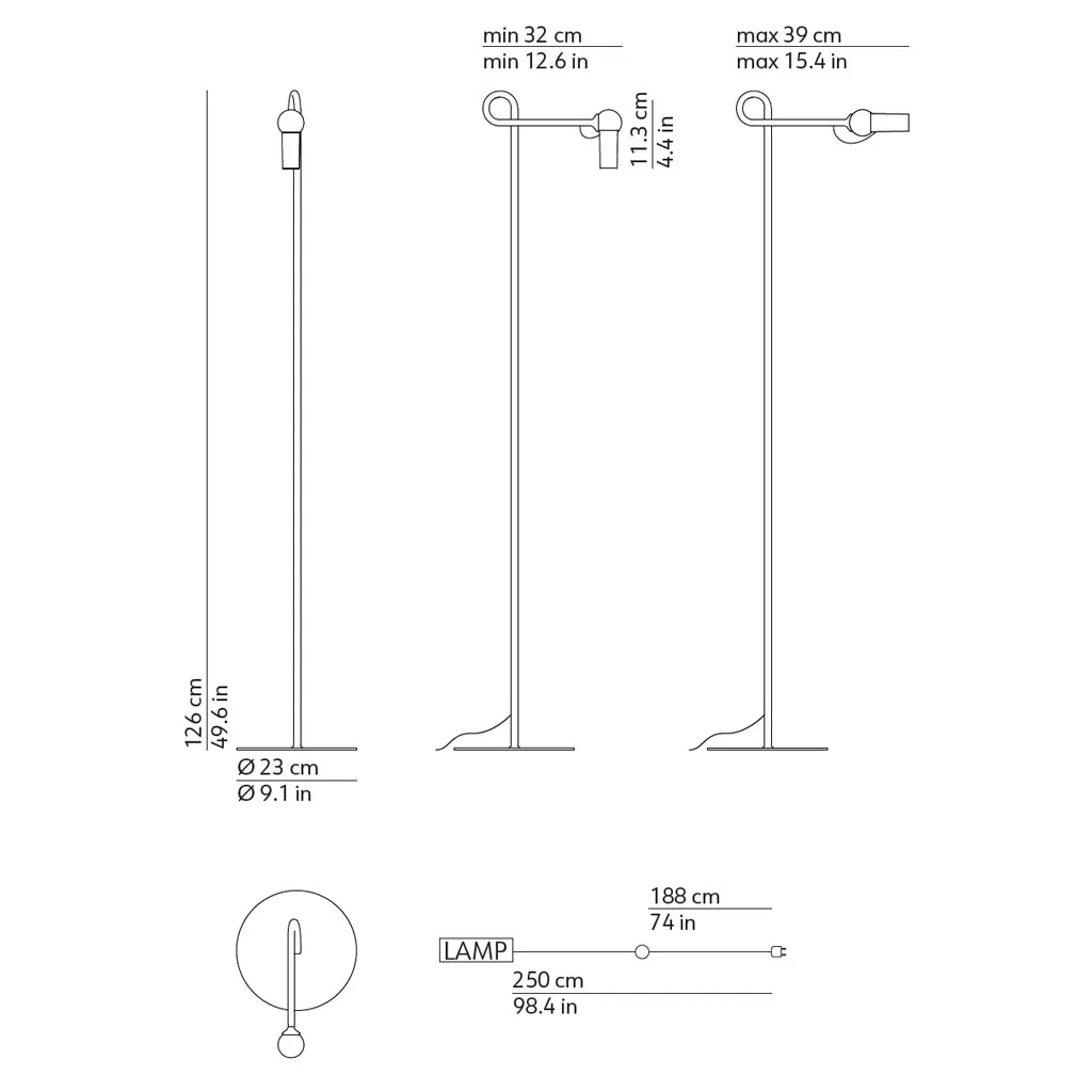 KDLN Bird LED-Stehleuchte – Bild 9