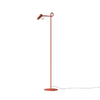 KUNDALINI Bird LED-Stehleuchte Ziegelrot