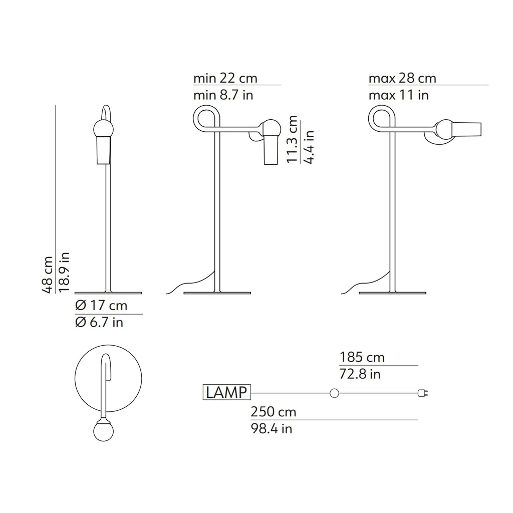 KDLN Bird LED-Tischleuchte – Bild 10