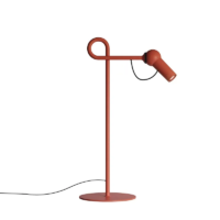 KUNDALINI Bird LED-Tischleuchte Ziegelrot