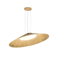 KUNDALINI Kate LED-Pendelleuchte Blattgold