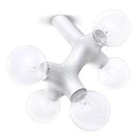 next DNA WL Double 5 Wand- und Deckenleuchte weiss