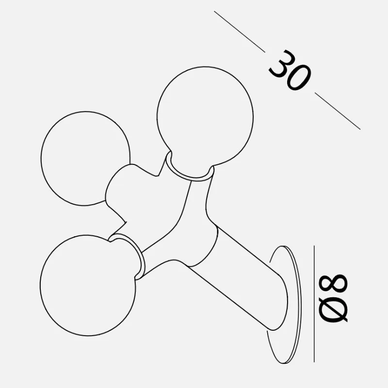 next DNA WL Single 3 Wand- und Deckenleuchte – Bild 7
