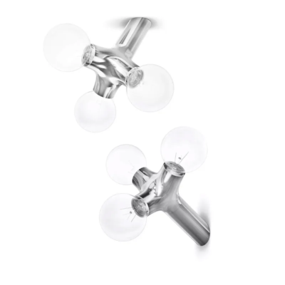 next DNA WL Single 3 Wand- und Deckenleuchte Chrom