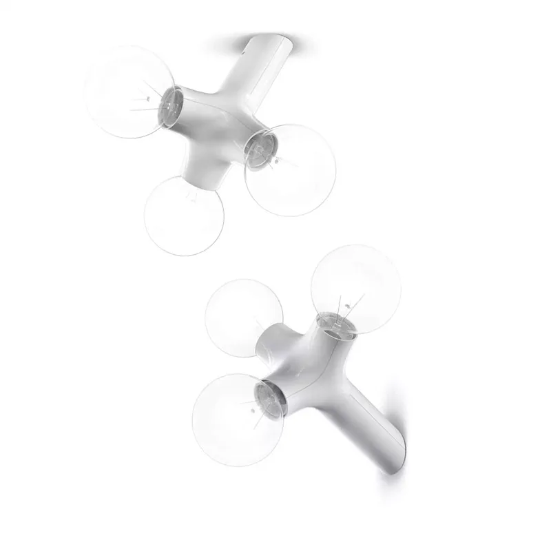 next DNA WL Single 3 Wand- und Deckenleuchte weiss