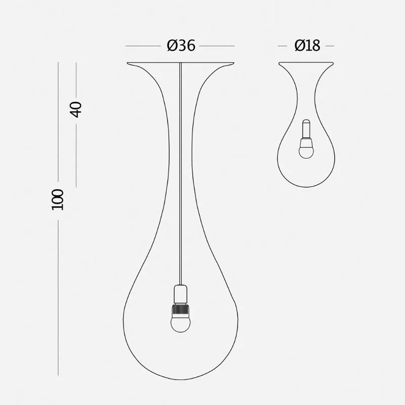 next Liquid Light Drop 1 Deckenleuchte – Bild 6