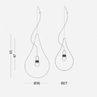 next Liquid Light Drop 2 IP44 Pendelleuchte Outdoor – Bild 6