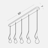 next Liquid Light Drop 2XS-5.2 Pendelleuchte – Bild 2