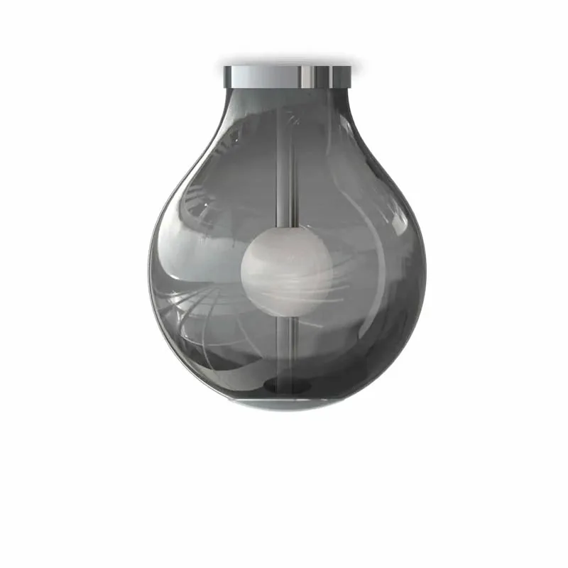 next Scoop 1WL Wand- und Deckenleuchte LED grau