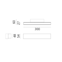 Artemide A.24 LED-Wandleuchte 30 cm – Bild 9