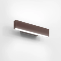 Artemide A.24 LED-Wandleuchte 30 cm Bronze