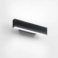 Artemide A.24 LED-Wandleuchte 30 cm schwarz