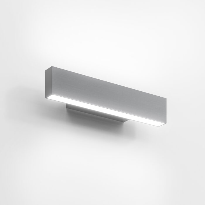 Artemide A.24 LED-Wandleuchte 30 cm Silber