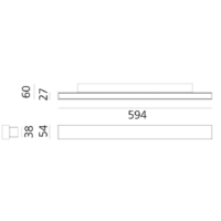 Artemide A.24 LED-Wandleuchte 60 cm – Bild 9