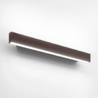 Artemide A.24 LED-Wandleuchte 60 cm Bronze