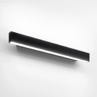 Artemide A.24 LED-Wandleuchte 60 cm schwarz