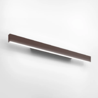 Artemide A.24 LED-Wandleuchte 90 cm bronze
