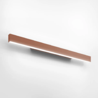 Artemide A.24 LED-Wandleuchte 90 cm Kupfer