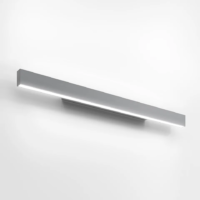 Artemide A.24 LED-Wandleuchte 90 cm Silber