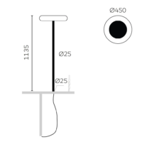 Belux oto 46 LED-Tischaufbauleuchte Ø 45 cm – Bild 6