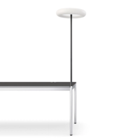 Belux oto 46 LED-Tischaufbauleuchte Ø 45 cm schwarz