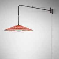 Bover Nans 55 A/98 Outdoor Wandleuchte rot