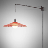 Bover Nans Nans 55 A/98 Wandleuchte Rot