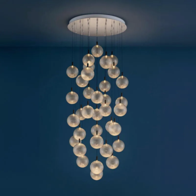 Catellani & Smith Par 18 Chandelier LED Pendelleuchte Kugeldurchmesser 16 cm
