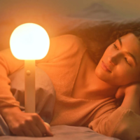 GRAU Fire LED-Tischleuchte mit Akku