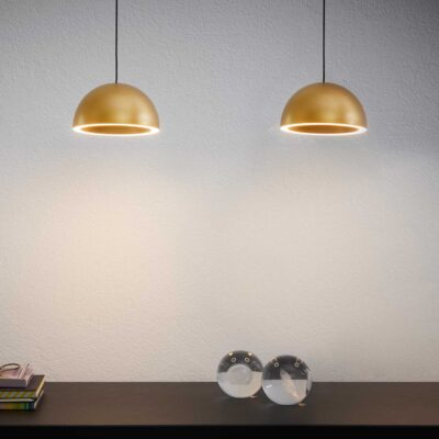 LOOM Design Curve Gold LED-Pendelleuchte