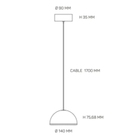 LOOM Design Curve White LED-Pendelleuchte – Bild 7