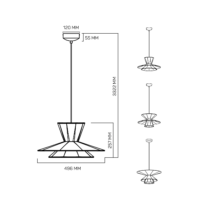LOOM Design Morphic Mix Black LED-Pendelleuchte – Bild 7