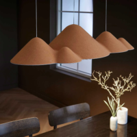 LOOM Design Panorama L Earth Yellow/Grey LED-Pendelleuchte