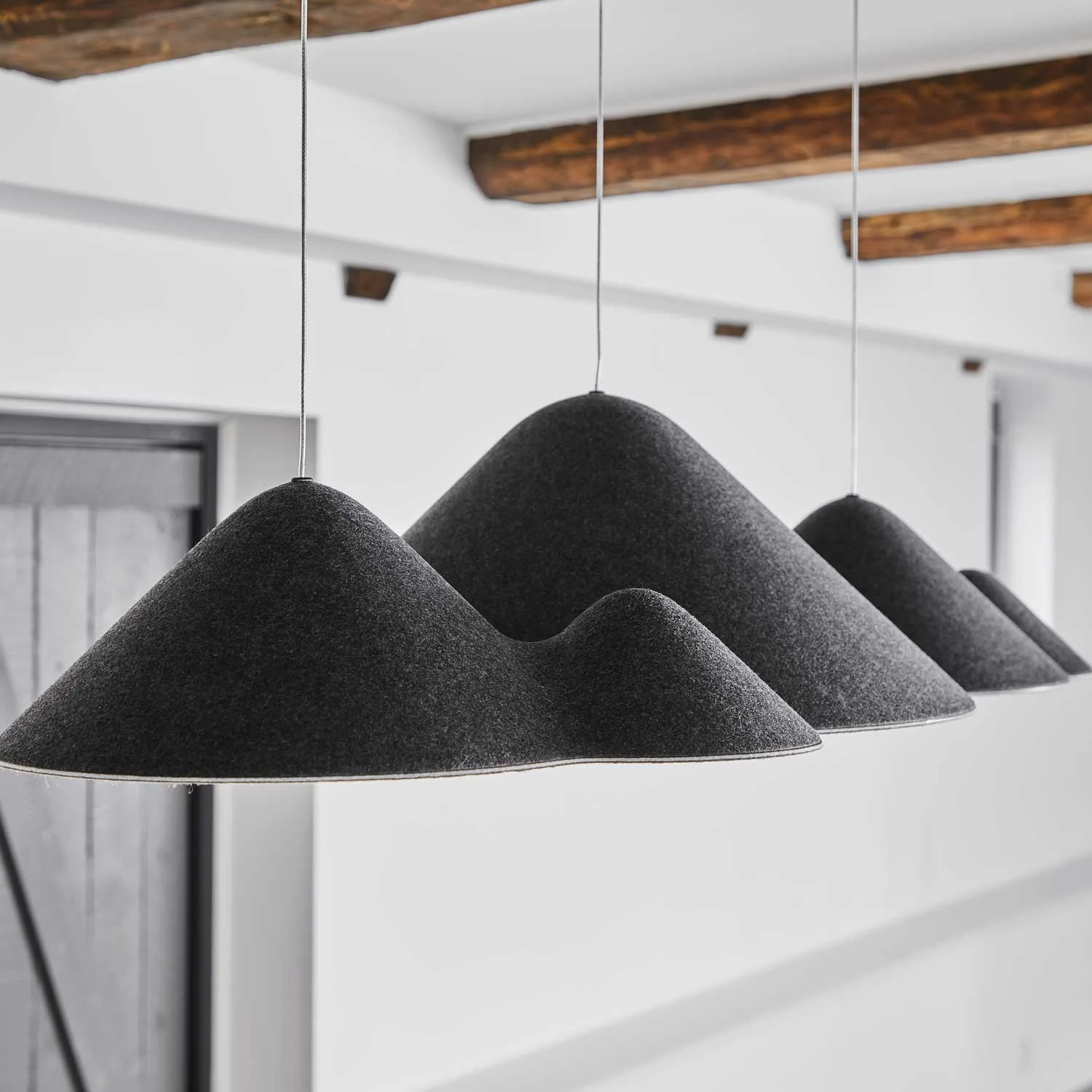 LOOM Design Panorama L Mix Black/Grey LED-Pendelleuchte