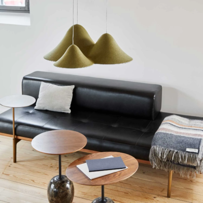 LOOM Design Panorama S Green/Pure Black LED-Pendelleuchte