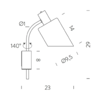 Nemo Lampe De Bureau Wandleuchte – Bild 9