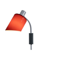 Nemo Lampe De Bureau Wandleuchte rot