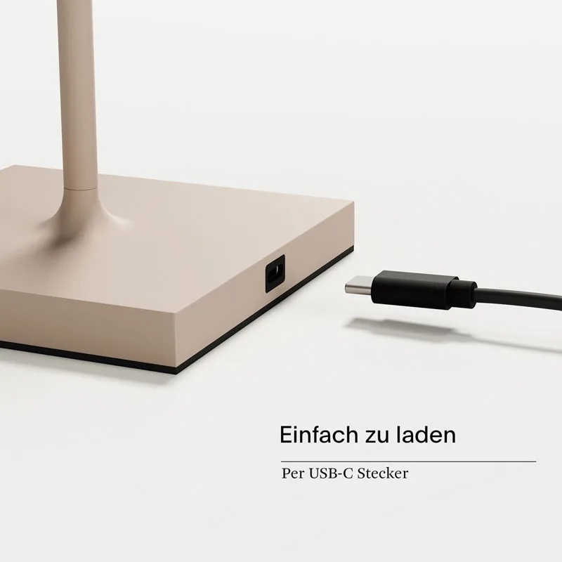 Sigor Nuindie Akku-Stehleuchte dünenbeige USB-C – Bild 4